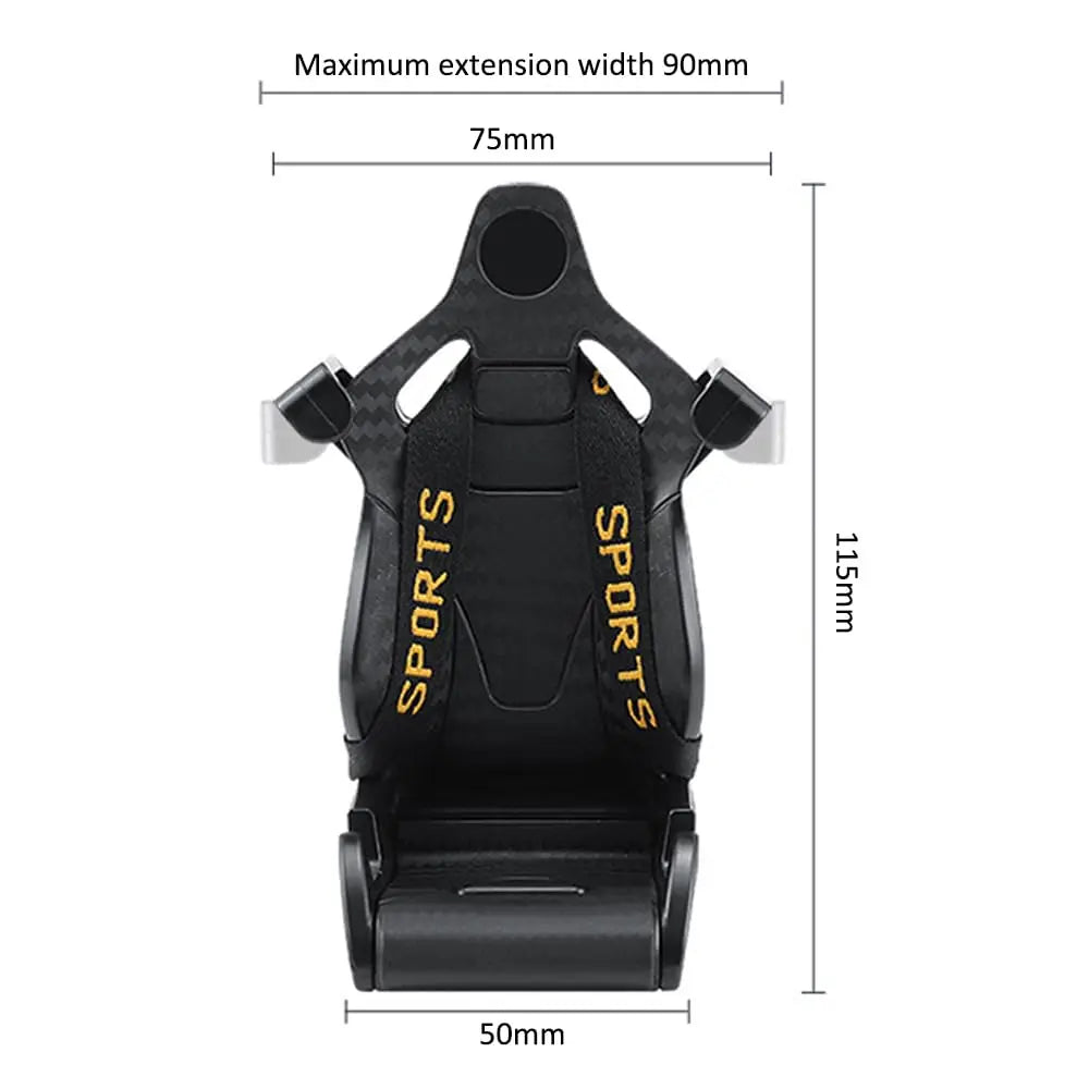 Racing seat design Car Phone Holder Mount Stand Suction Cup