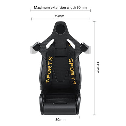 Racing seat design Car Phone Holder Mount Stand Suction Cup