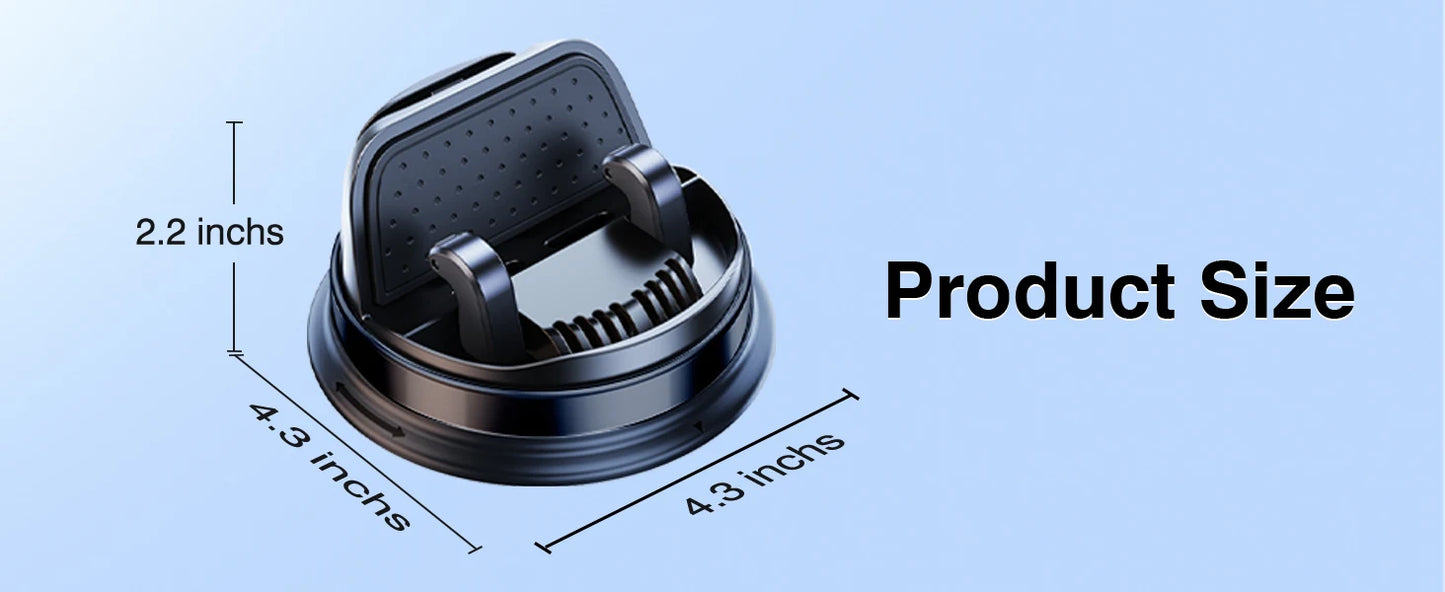 Car Phone Mount Holder for Dash One-Handed