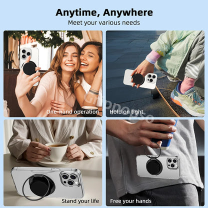 Grippopso Mobile Phone Finger Holder Socket Magnetic