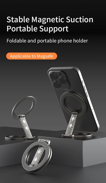 Double-Sided Magnetic Phone Ring Holder for MagSafe Kickstand
