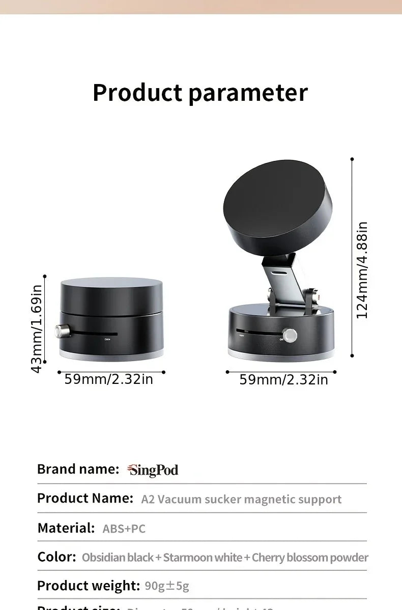 New Model 360-Degree Rotating Aluminum Alloy Magnetic