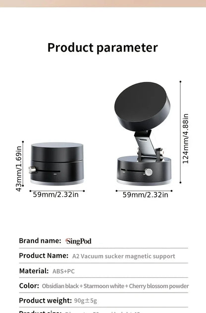 New Model 360-Degree Rotating Aluminum Alloy Magnetic