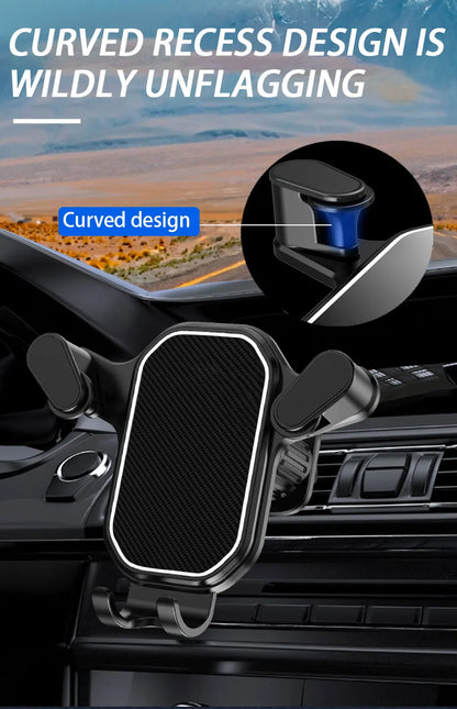 SEAMETAL Car Air Vent Phone Holder Gravity Lock Hook