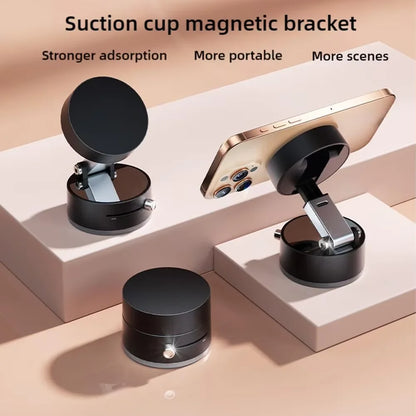 Foldable Car Phone Holder Vacuum Adsorption Magnetic Suction Cup