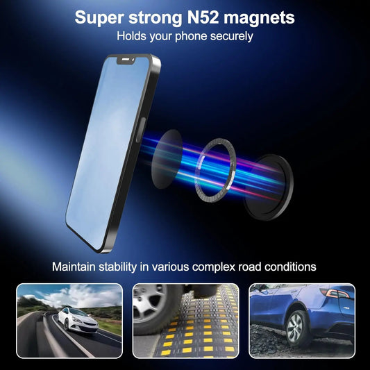 Magnetic Wireless Car Charger Mount Adsorbable Smartphone Holder