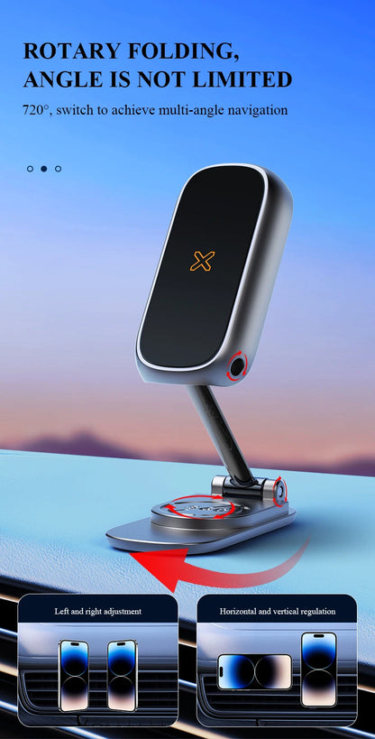 Magnetic Car Mount All-Metal Strongest Magnet Foldable
