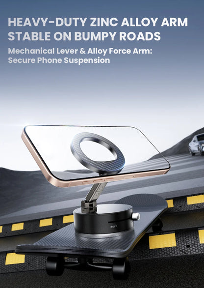 Vacuum Strong Magnetic Suction Foldable Phone Holder