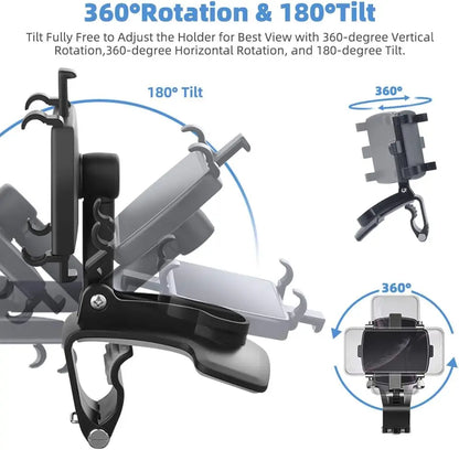 Dashboard Car Phone Holder Stable 360-Degree Rotation