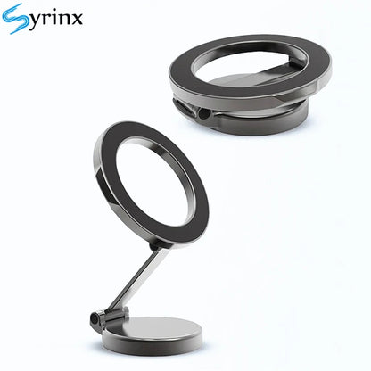 Car Magnetic Folding Phone Holder 360 Degree Rotation Phone Mount