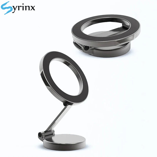 Car Magnetic Folding Phone Holder 360 Degree Rotation Phone Mount