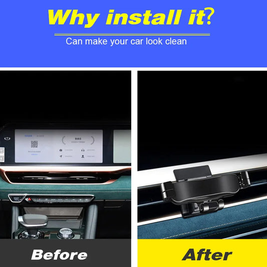 Vtear Car Phone Holder Air Vent Outlet Stand Rotation