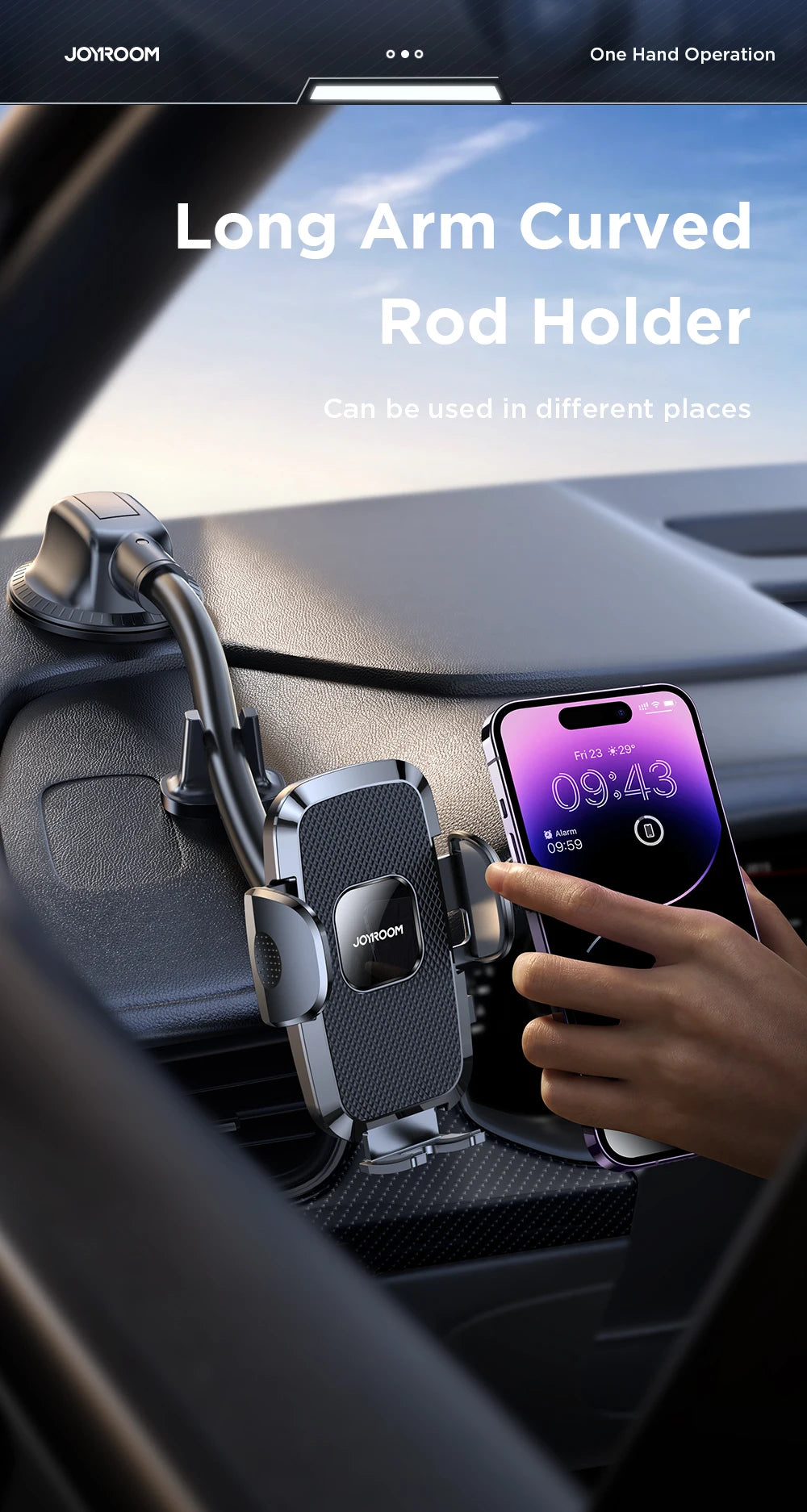 Phone Holder for Car Air Vent Universal Car Phone Stand