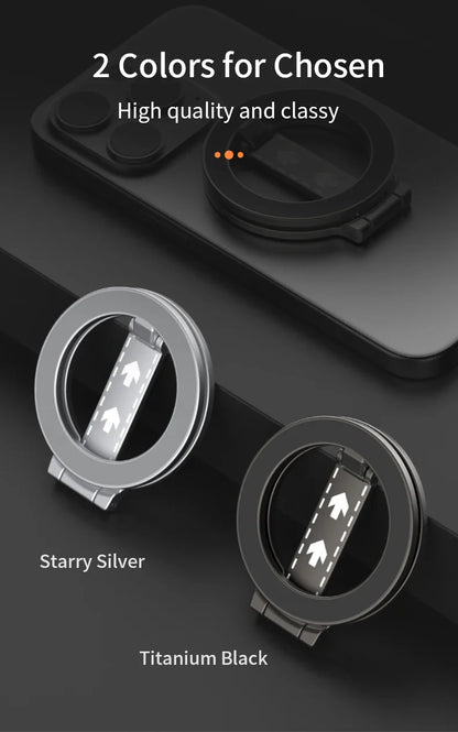 Double-Sided Magnetic Phone Ring Holder for MagSafe Kickstand