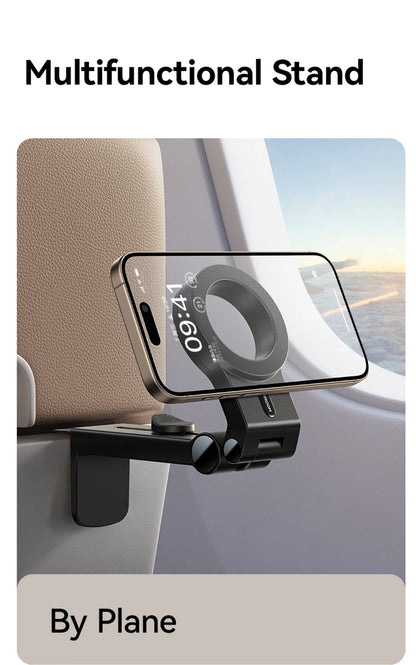 Magnetic Airplane Phone Holder Portable Stable Stand