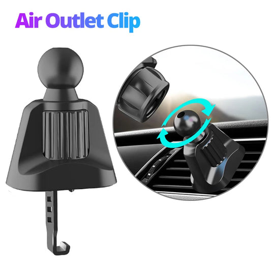 Car Air Vent Clip Phone Holder Clip Ball Head Car Air Mount