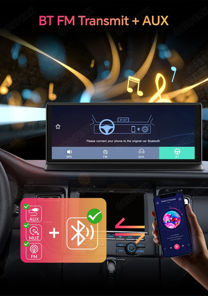 K2 Pro 11.3" Car DVR 4K Camera Wireless Car play Dash Cam