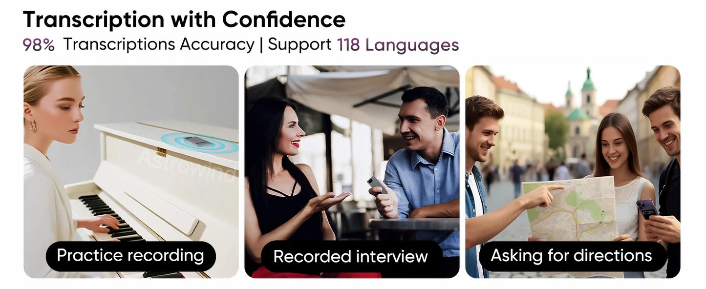 AI ChatGPT-4 Intelligent Voice Recorder App Control Recorder Summarize