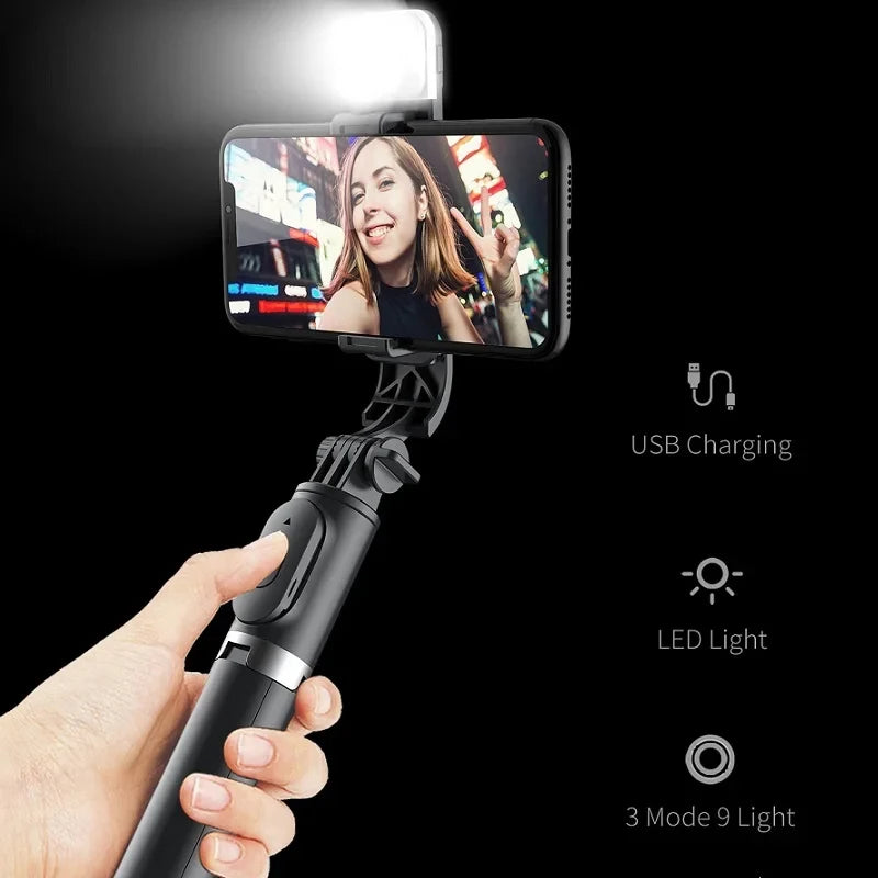 Xiaomi Selfie Stick 1m with Wireless Bluetooth LED Fill Light