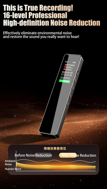 Famue Ai Voice Recorder with Text Transcription Mini Portable
