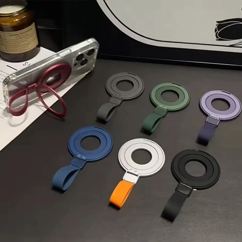 Strong Magnetic 360° Rotation Metal Ring Stand Car Phone Holder