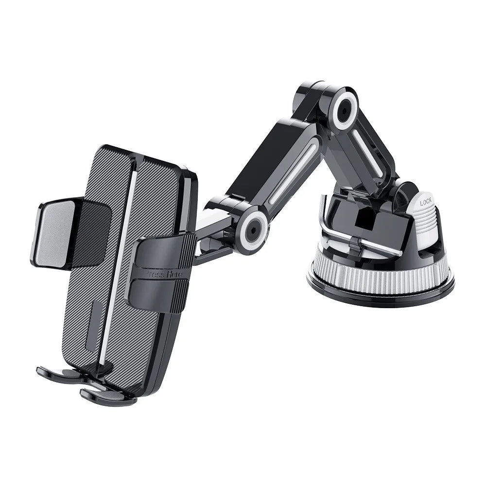 Adjustable Flexible Arm Car Phone Mount with Strong Suction Cup