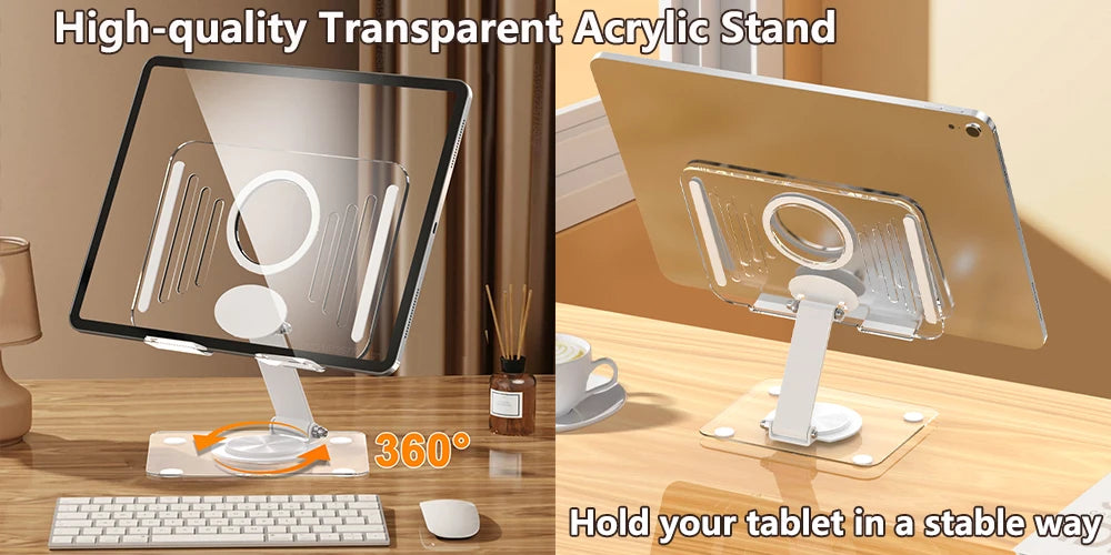 Tablet Stand Holder for Bed Rotatable Phone Stand