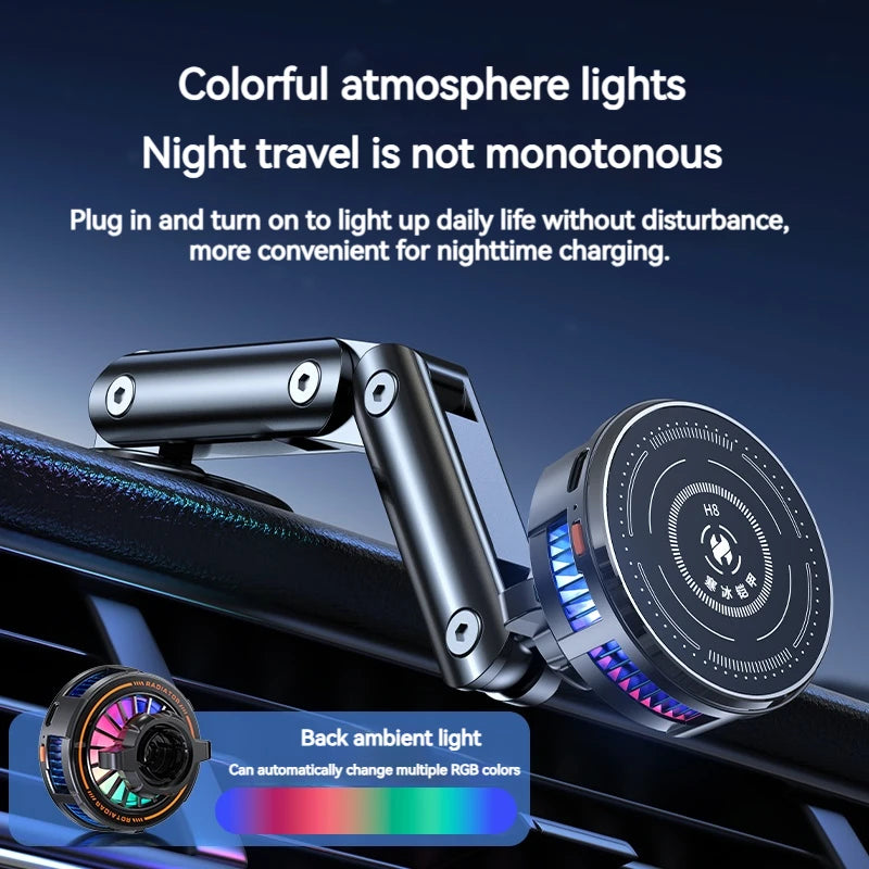 Universal Metal Car Magnetic Semiconductor Cooling Phone Holder