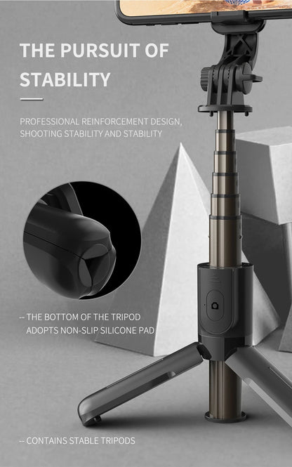 Xiaomi Selfie Stick 1m with Wireless Bluetooth LED Fill Light