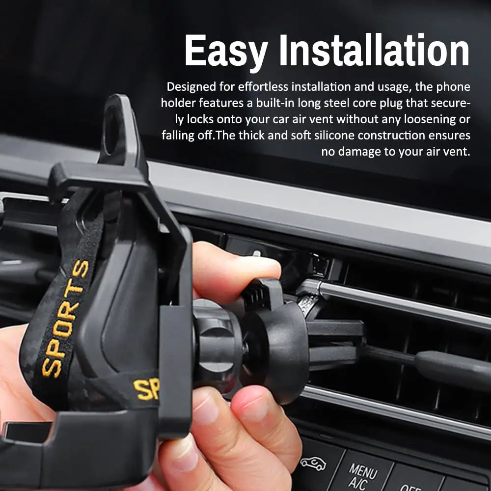 Racing seat design Car Phone Holder Mount Stand Suction Cup