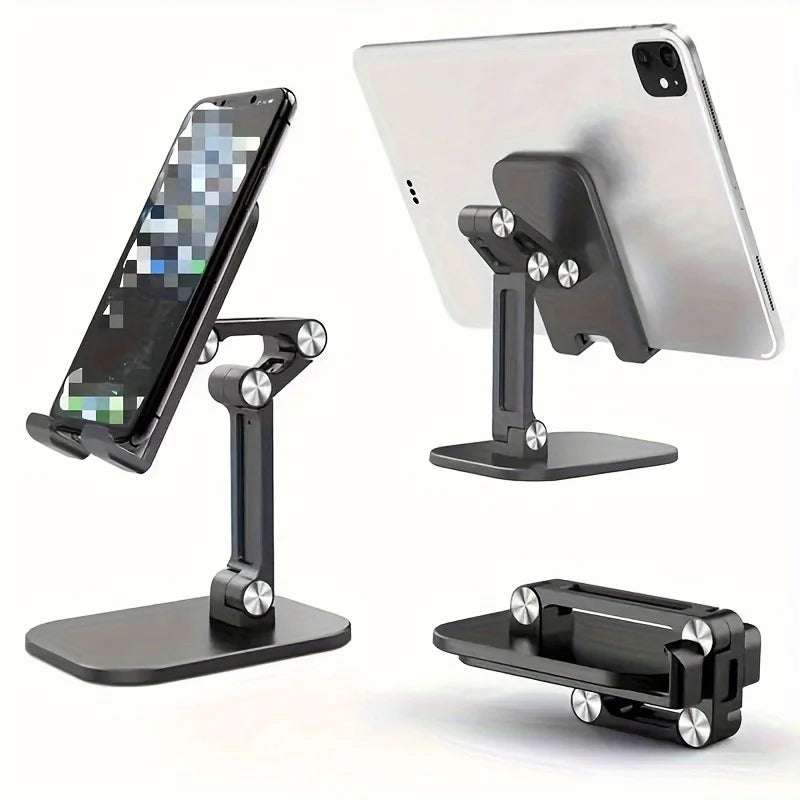 Three Sections Foldable Desk Mobile Phone Holder
