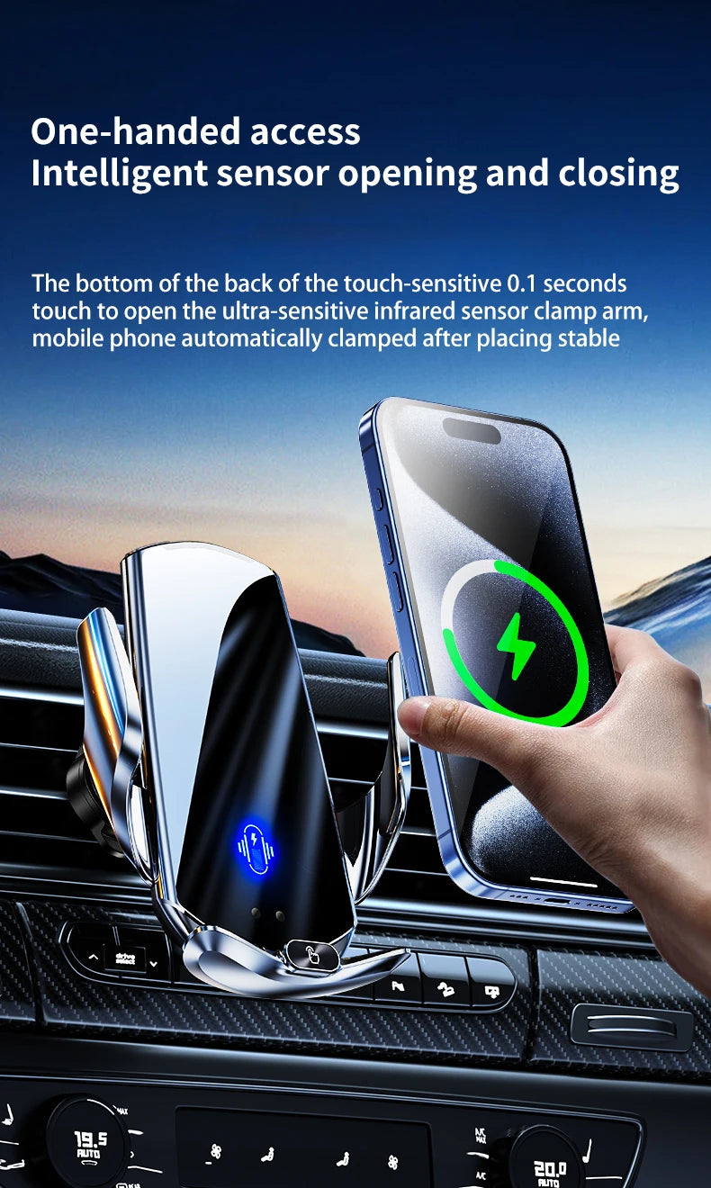 Car Mount Wireless Charging Stand Vehicle Phone Mounts