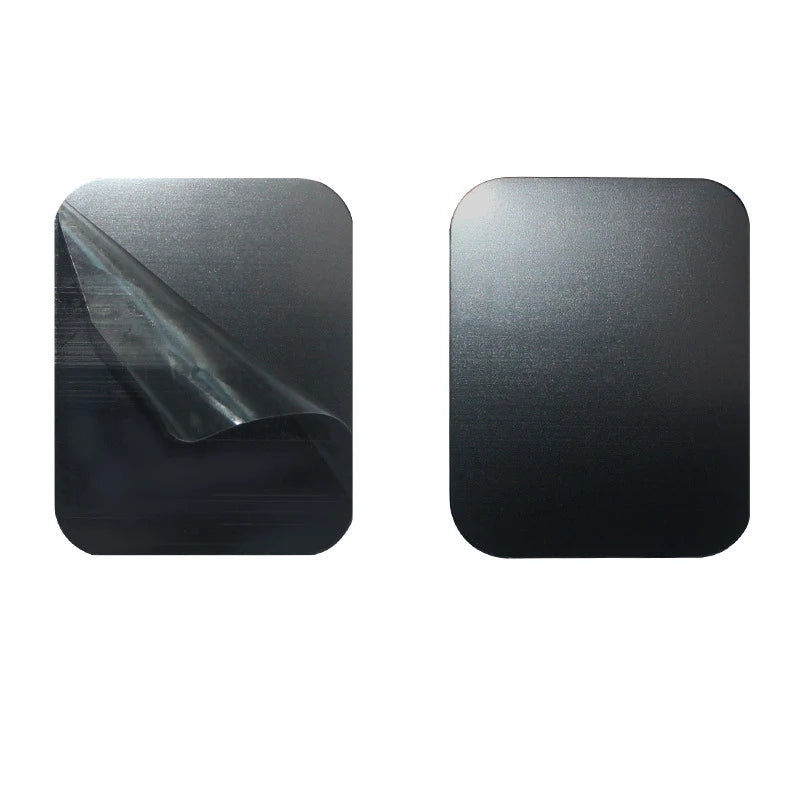 Matte black magnetic sheet adhesive metal plate for car