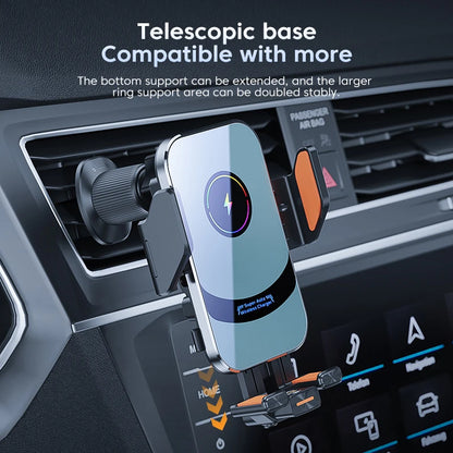 100w Qi Phone Fast Charging Magnetic Qi2 Car Wireless Charger