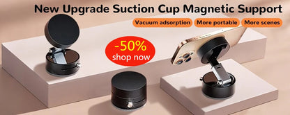 Car Magnetic Folding Phone Holder 360 Degree Rotation Phone  Bracket