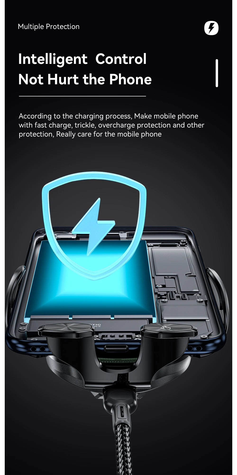 Essager Qi 15W Wireless Charger Car Phone Holder In Car Air Vent