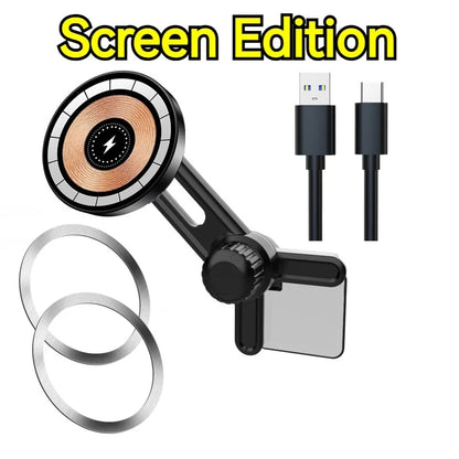 15W Universal Magnetic Car Phone Wireless Charger Holder