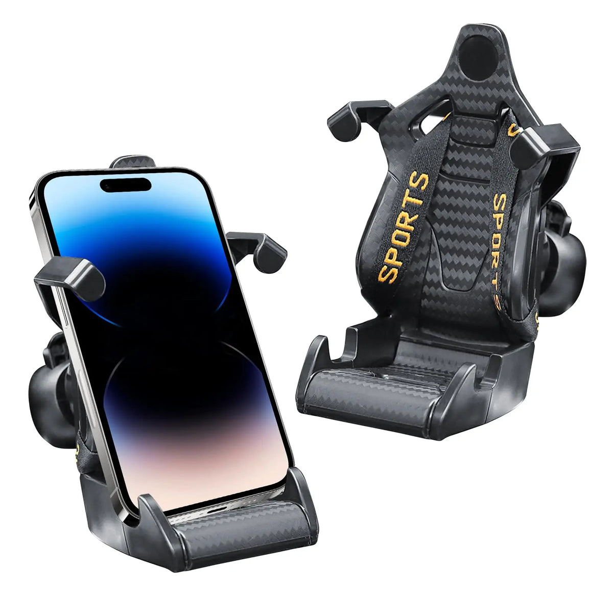 Racing seat design Car Phone Holder Mount Stand Suction Cup