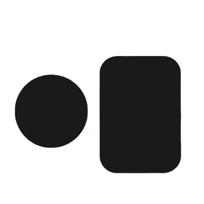 Matte black magnetic sheet adhesive metal plate for car