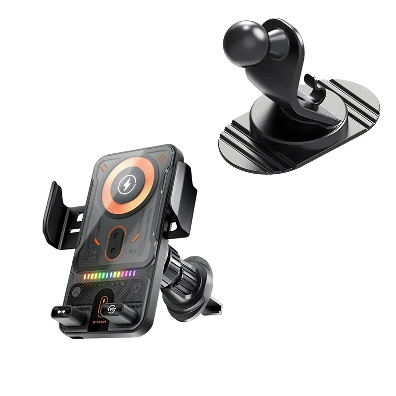 2025 New F18 Car Wireless Charger Holder