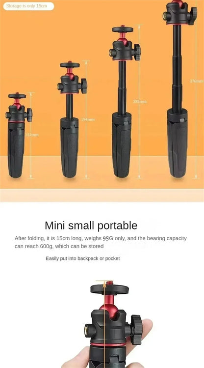 FGCLSY Extension Pole Tripod, Mini Selfie Stick Tripod Stand