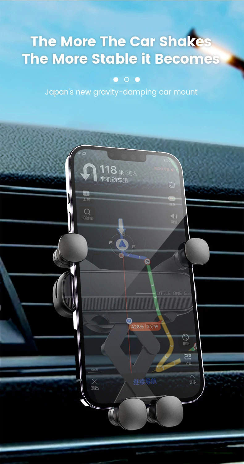 Gravity Car Phone Holder Air Vent Mount Cell Phone Holder