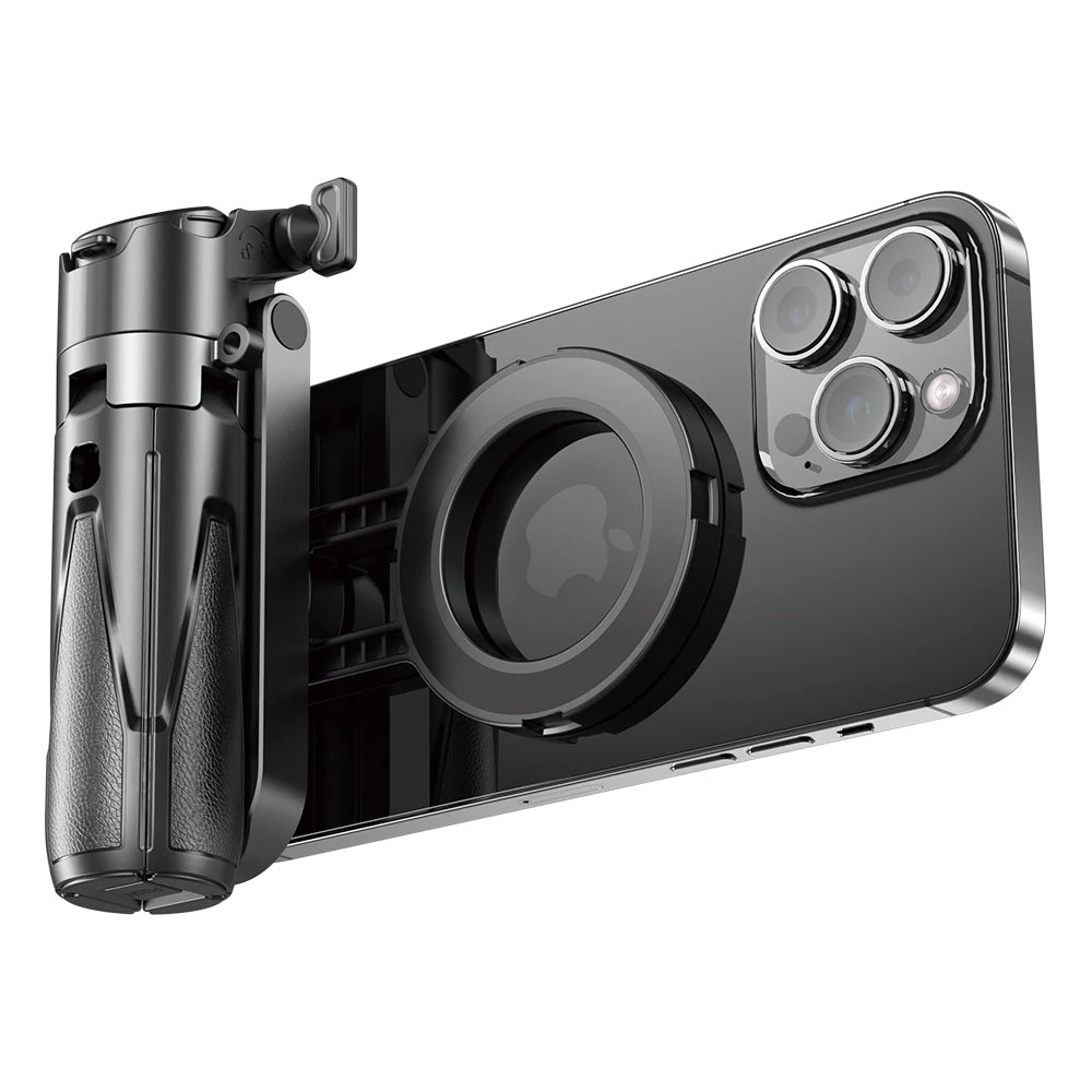 Magnetic Phone Tripod Wireless Phone Grip Selfie Stick