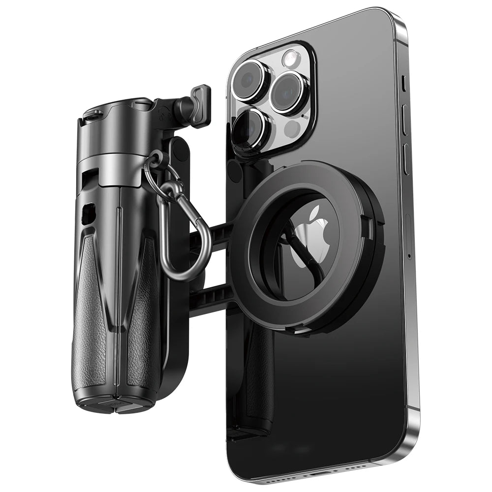 Magnetic Phone Tripod Wireless Phone Grip Selfie Stick