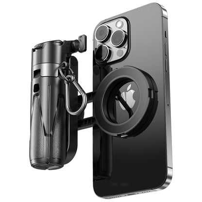 Magnetic Phone Tripod Wireless Phone Grip Selfie Stick