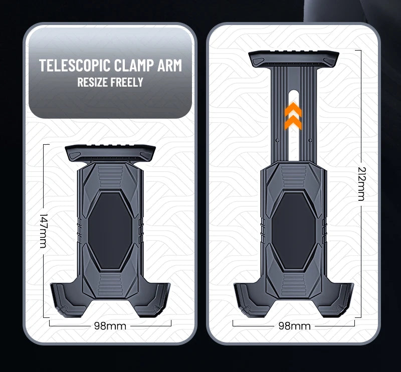 Bicycle Phone Holder Universal One-hand Operation Phone Mount