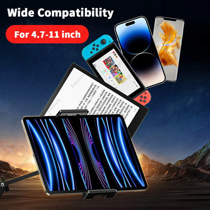 GOYN Metal Tablet Stand, Foldable 360° Rotating Holder