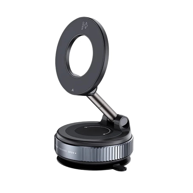 Vacuum Suction Magnetic Car Phone Holder for Glass Surface