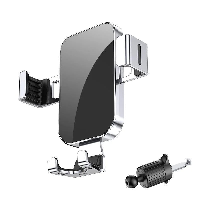 Gravity Car Holder Aluminum Glass Phone Air Vent Clip