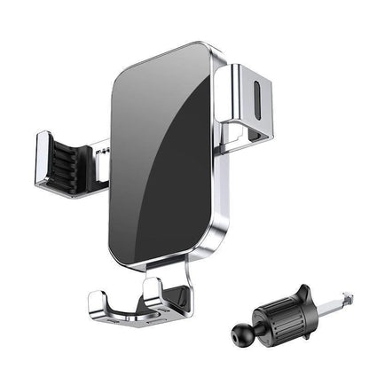 Gravity Car Holder Aluminum Glass Phone Air Vent Clip